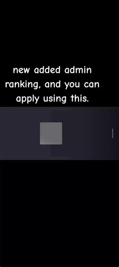 new added admin ranking, can you apply vip or mod using proximity. if you active player. #developer #pinoyhangoutchill #rovbloxgame #roblox #pinoy