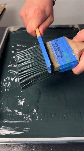 17K views · 31 reactions | Effortlessly Scrub Paint Off Your Brush with This Tool | Giveitlove | Facebook