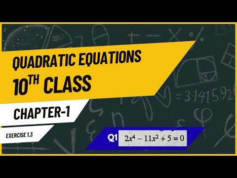 Class 10 Math | Exercise 1.3 Q1 | Quadratic Equations | Step-by-Step Solution