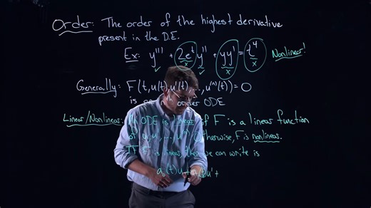 03 Classification, Order, and Solutions - Ordinary Differential Equations