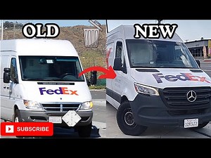 THE NEW FEDEX MERCEDES SPRINTER IS WAY BETTER!!!( A LOOK INSIDE)