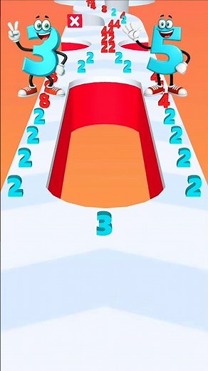 Number Run Lvl.1 - Multiplying Numbers To Max Level #shorts #games #numberrun #gameshorts