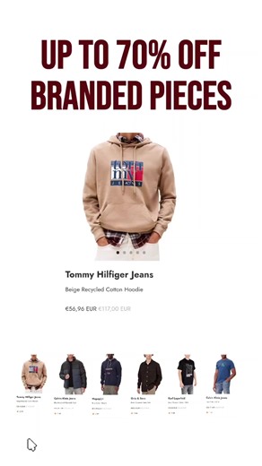 Up to 70% off original branded pieces. Retail prices are overrated. EU shipping. Limited drop. Secure yours now. #FashionSale #LimitedStock #ShopSmart #amsterdam #DealHunters