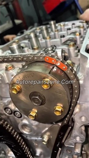 Toyota Engine Timing Chain Mark and Installation. #ytshorts #shortsfeed #automobile #trendingshorts