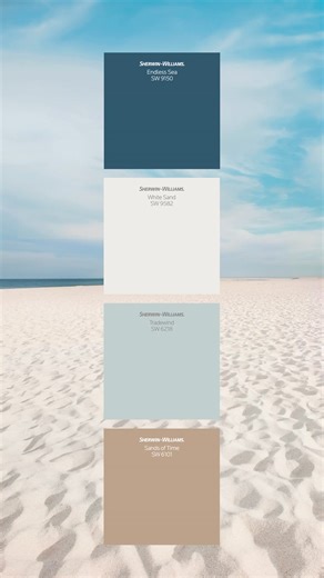 Bring the calm vibes from your favorite beach home. Peel & Stick samples make finding the right color a breeze. | Sherwin-Williams