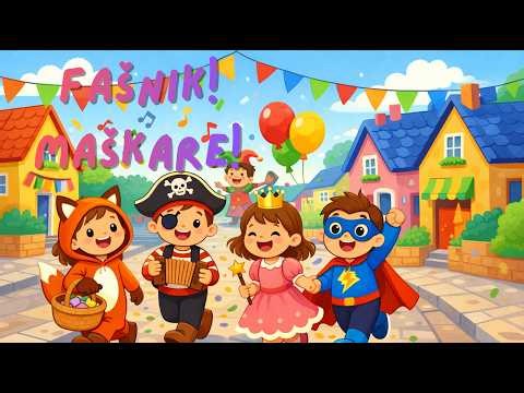 Fašnik! 🦇 - Vesela pjesmica za djecu - NOVO! (Maskenbal, Maškare)
