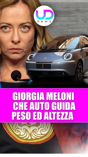 Giorgia Meloni: Altezza, Peso e Auto della Premier – Tutto Svelato! Vuoi sapere quanto è alta Giorgia Meloni? Qual è il suo peso e che macchina guida davvero? Ecco le risposte che tutti cercano sulla leader di Fratelli d’Italia. #GiorgiaMeloni #MINICooperS #AutoVIP #AutoPolitici #GossipPolitico #DonneAlVolante #CuriositàVIP #ScelteInaspettate #StileMeloni #MeloniNews | UD News