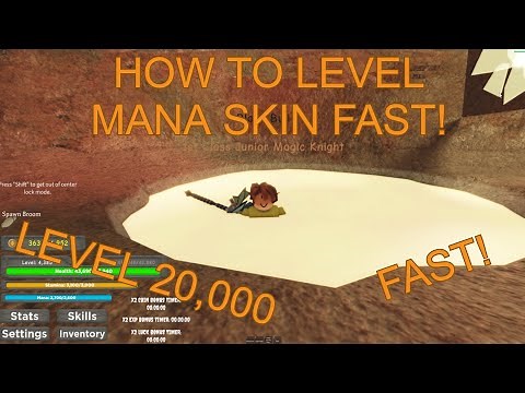 How To Level Mana Skin Fast! (LEVEL 20,000!) | Black Clover Kingdom Roblox Grimshot