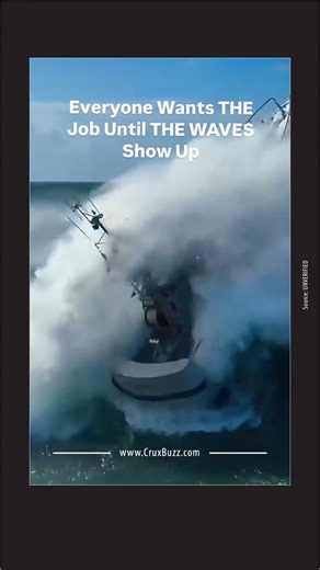 CruxBuzz | A Coast Guard boat battles through powerful ocean waves during training operations, capturing the raw reality of maritime rescue work.... | Instagram