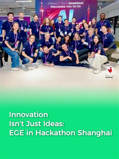 Over the past weekend, our founder took part in the first-ever Hackathon organized by La French Tech Shanghai, contributing in a personal capacity to an inspiring initiative bringing together entrepreneurs, innovators, and builders from the French Tech ecosystem. As a French company with an international footprint, Eco Green Energy strongly believes in the importance of leaders staying connected to innovation communities, sharing experience, and supporting entrepreneurial ecosystems abroad. The 