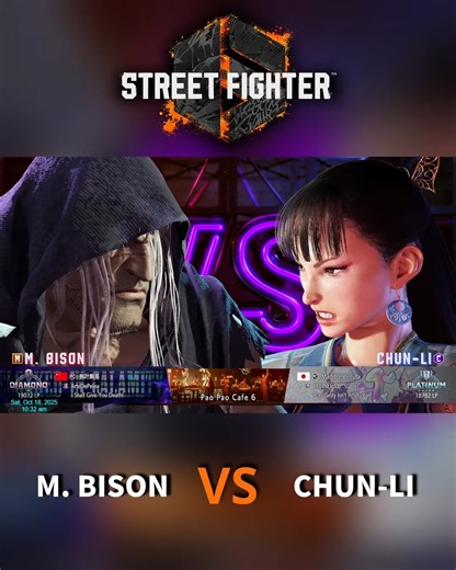M. Bison VS Chun-Li - Street Fighter 6 Ranked #streetfighter #SF6 #chunli | Metal Monster Gaming