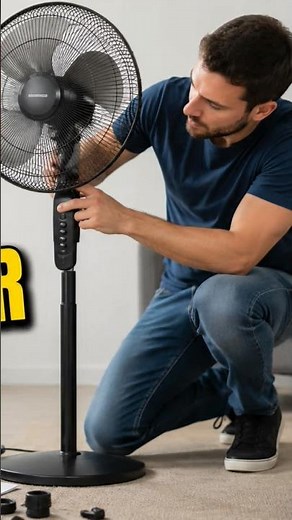 apprendre Comment installer une ventilateur a pied #ventilator #shortsvideo #how