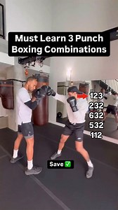 Boxing + Fitness Workouts on Instagram: "Must learn 3 Punch Combinations! Master these basic 3 punch combinations! You can make them more complex by going to the head and body! @romieboxing #boxing #mma #muaythai #boxingtraining #kickboxing #fight #boxingworkout"