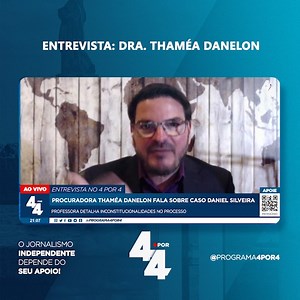 522K views · 10K reactions | Entrevista: Dra. Thaméa Danelon Procuradora federal e professora de direito processual comenta e lança luz a importantes pontos do caso Daniel Silveira. Assista aqui: https://youtu.be/sUh7T-d1NOY Luís Ernesto Lacombe Heilborn Guilherme Fiuza Rodrigo Constantino Ana Paula Henkel Thaméa Danelon | Programa 4 por 4 | Facebook