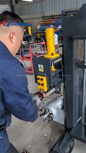 5-in-1 Copper Cutting Machine | Fast Motor Copper Recycling Solution