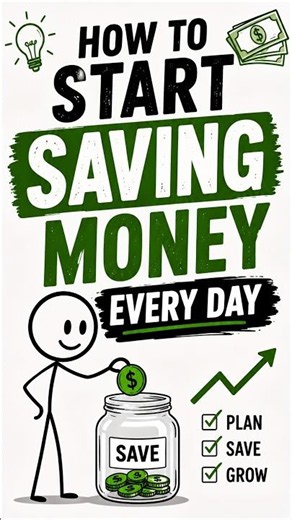 HOW TO START SAVING MONEY 🤑