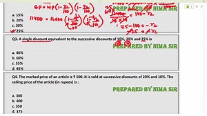 6.4K views · 70 reactions | Very Important questions for Upcoming Exams CGL || NON ministerial || Laboratory assistant ||  | Learn Maths by Nima sir | Facebook