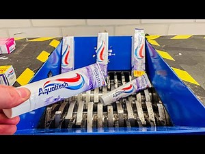 Shredder vs Toothpaste | Satisfying ASMR