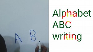 Alphabet Capital letters and small letters Handwriting for Nursery | #alphabet #abc #abcd #handwriting #learning #letters | Alif Academy | Facebook
