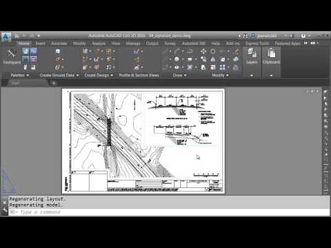 Adding digital signatures to Civil 3D drawings