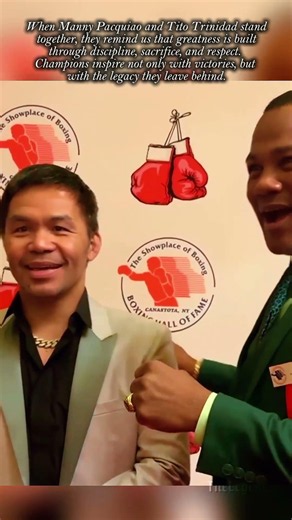 Manny Pacquiao vs Tito Trinidad 🥊 2 Boxing Legends 1 Iconic Moment!