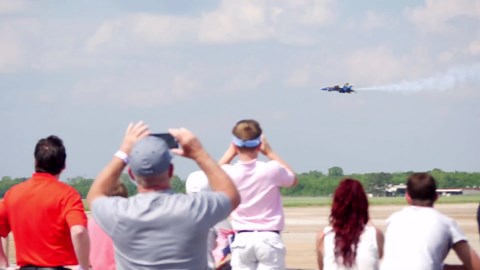 The Blue Angels showing off