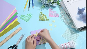 GLOBLELAND Easter Egg Frame Cutting Dies Ester Day Theme Carbon Steel Die Cuts for DIY Crafting Embossing Stencil Template for Easter Card Making Scrapbooking Decoration