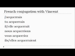 French verb conjugation = Acquérir
