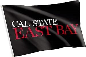 Desert Cactus Cal State East Bay University California CSEBUC Flag - 3 x 5 Feet Pioneers Banner, Indoor/Outdoor Durable Fabric, 100% Polyester Design (Style 1a)