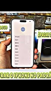 Como resetar o iPhone! Voltar no padrão de FÁBRICA! IOS 16 (2024)