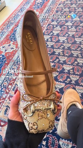 Discover Unique Gucci Rhinestone Flats for Your Closet