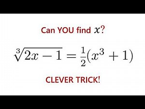 This Cube Root Equation Has a Secret Pattern! Can You Find It?