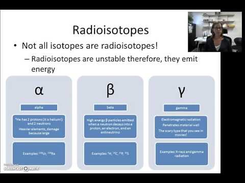Intro to radioisotopes
