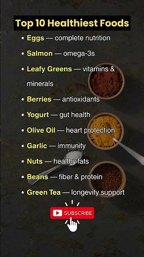Top 10 Healthiest Foods