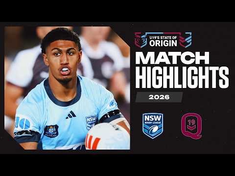 State of Origin 2026 | Blues v Maroons | Match Highlights | U19s