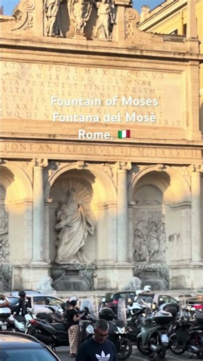 Must-See Roman Landmarks: Fontana del Mosè #Rome #Italy #Travel
