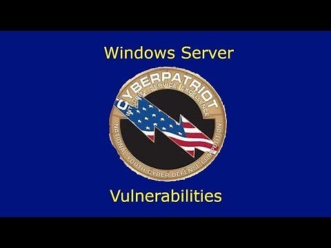 Windows Server 2016 Forensics Questions - CyberPatriot