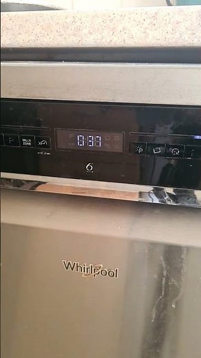 Whirlpool Dishwasher WFO3P33DLXUK 55'c Full Cycle