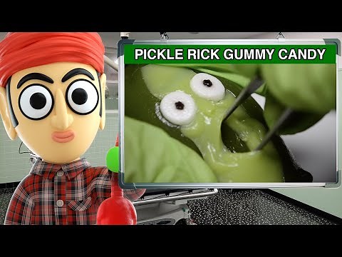 Pickle Rick Gummy Candy Throat Surgery | Runforthecube Food Review
