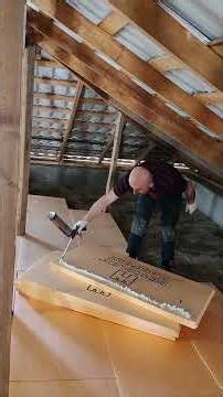 We are insulating our home against heat, cold, noise, and dampness.