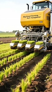 Big Machinr Smart Farming Rice Transplanter 🌾🚜 | X-Vans