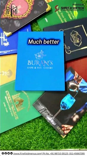 Premium Fine Fold Menus for Hotels, Restaurants & Cafés | Custom Menu Printing