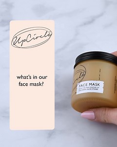 Our face mask leaves skin soft, smooth & glowing. Sustainably made with fine powder of discarded olive stones. 🫒 ❥ For all skin types ❥ Natural, vegan, cruelty-free and made in UK ❥ Fights blackheads, minimizes pores & prevent breakouts | UpCircle