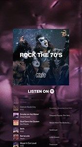 Do you like KISS? Listen to Rock the 70's on Spotify! | KISS