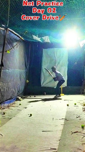 day 02 cover drive || net practice #shortvideo #dailyshorts #instagram #ytshorts #reels