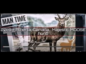 Alberta Moose hunt - Canadian moose DOWN! 270 Winchester!