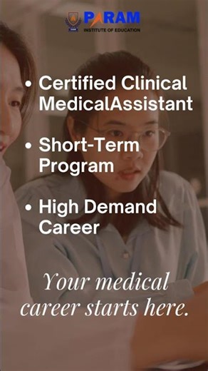 Become a Certified Clinical Medical Assistant (CCMA) in NJ | Param Institute