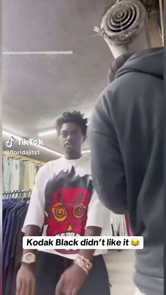 Kodak Black Disapproves Shirt Choice in Hilarious Moment