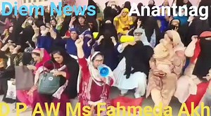 13 reactions | #Aaganwadi workers and Helpers of District Anantnag today held a protest against Government at District sports stadium Anantnag. | Diem News India | Facebook