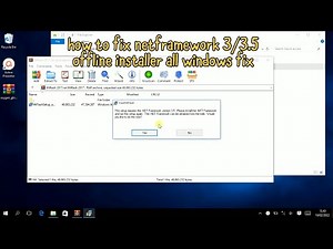 cara instal net framework 3.5 secara offline installer tanpa internet untuk semua windows 7 s.d 11